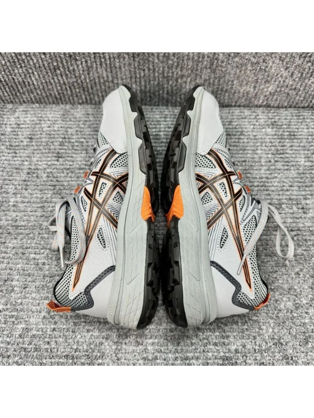 Asics Gel-Venture 8 Shoes Mens US 8 Extra Wide Gray Orange Running 1011A826